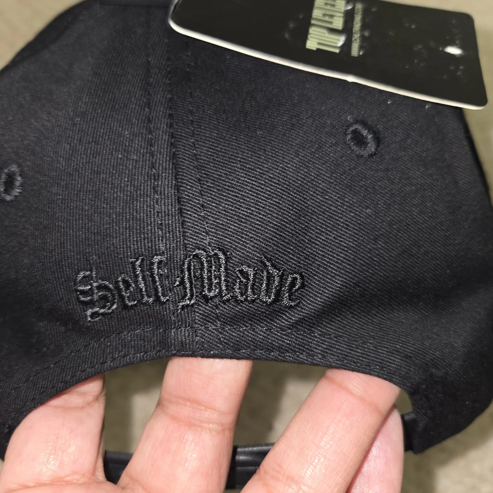 Top Level Snapback Hat/Cap Black.. Self Made Money Bear One Size